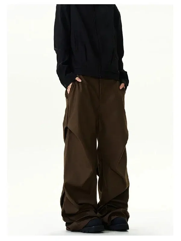 Casual Pleated Detail Pants