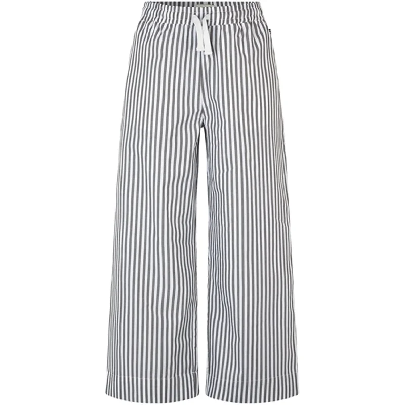 Mads Nørgaard Popla Pipa Pants Castlerock/Optical White