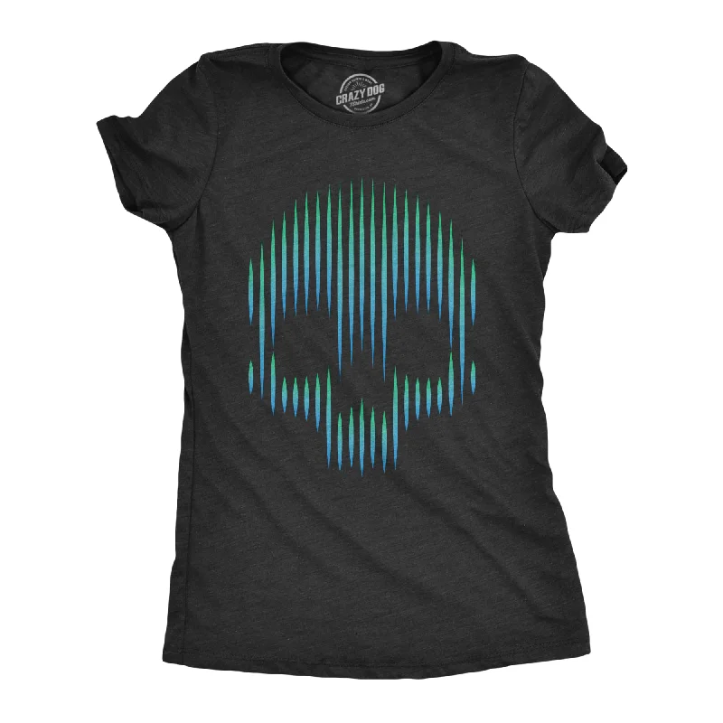 Gradient Skull Women's T Shirt