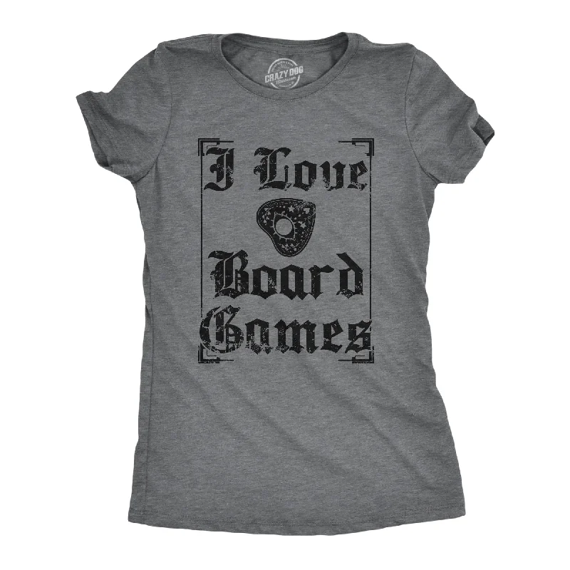 I Love Board Games Women's T Shirt