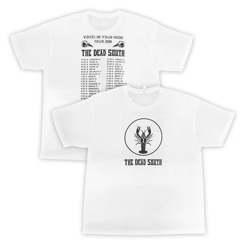 Voices In Your Head Tour 2018 Crawfish T-Shirt - White