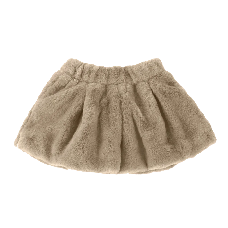 Qisabelle Skirt | Light Teddy