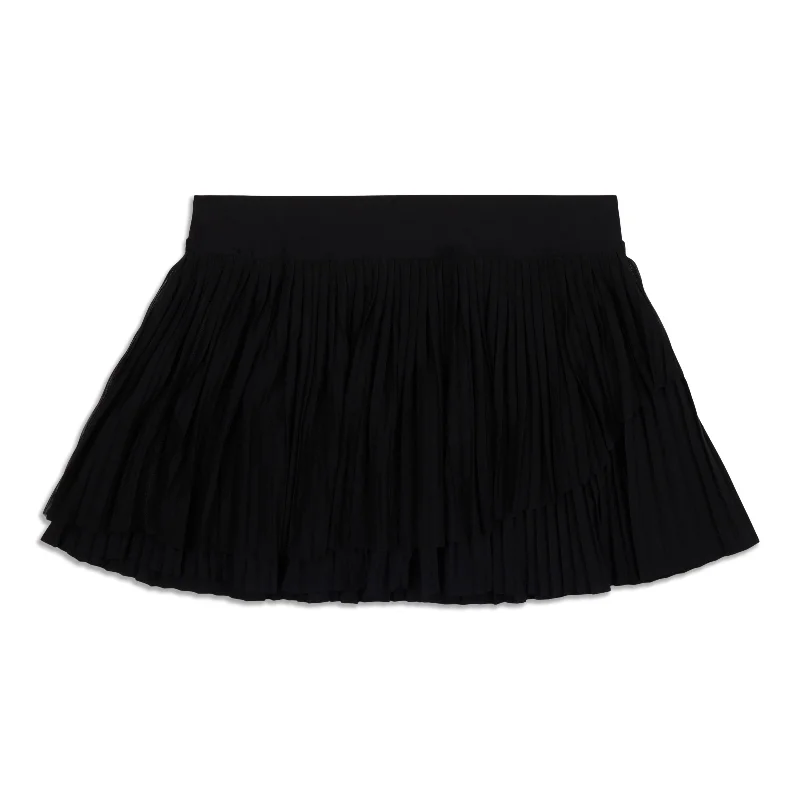 Tiered Pleats High-Rise Tennis Skirt - Resale