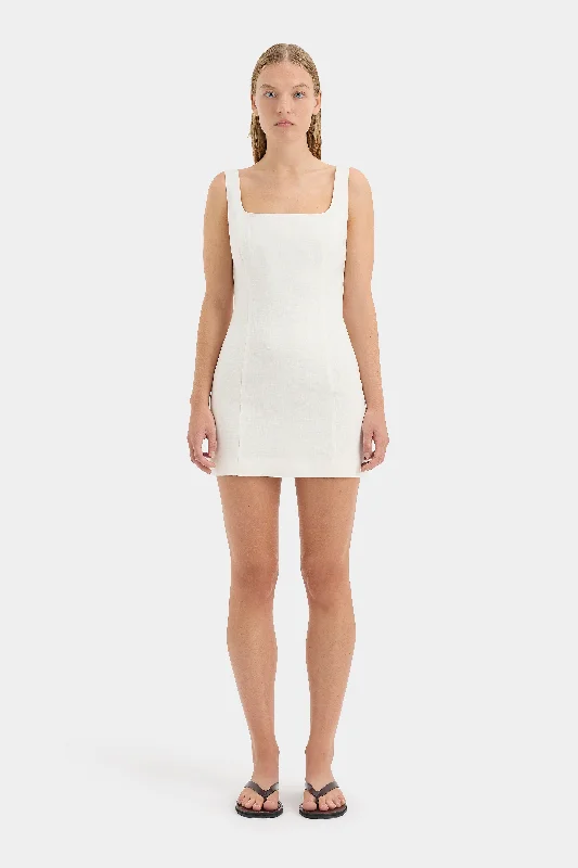 Iris Tie Mini Dress