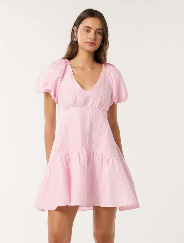 Melody Puff Sleeve Mini Dress