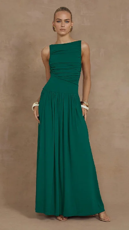 Nalla Maxi Dress - Emerald