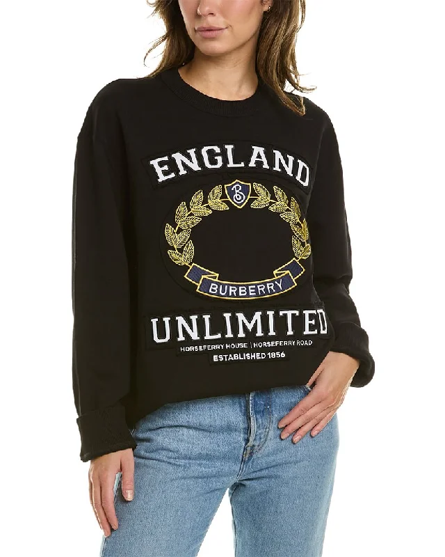 Burberry College Graphic Oversized Sweatshirt