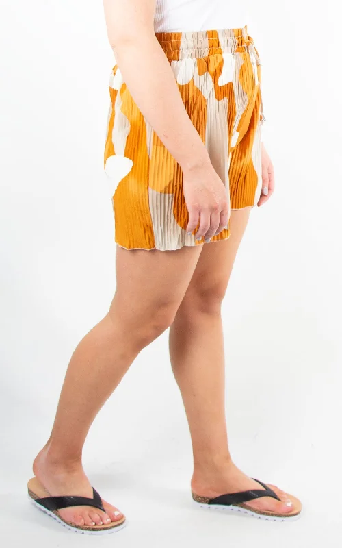 Grace Shorts | Multicolour Splodge | Gold