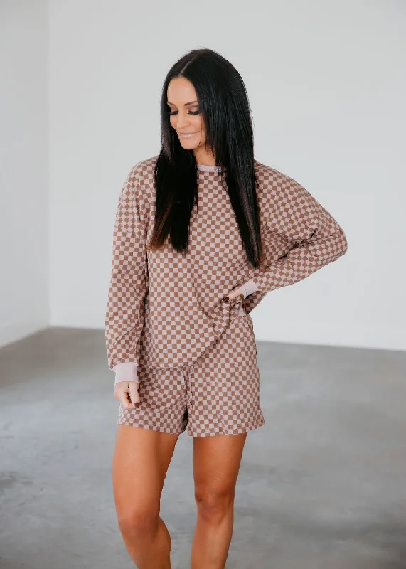 Kallin Checkered Short Set